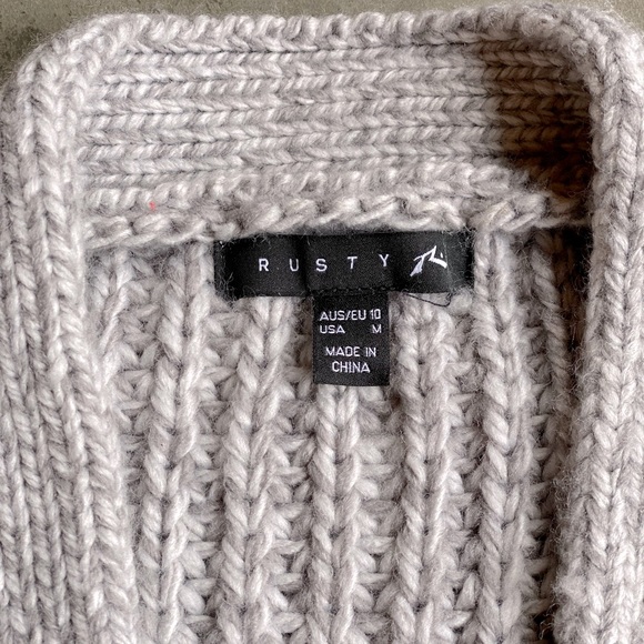 Rusty oversized cardigan M - Picture 3 of 6